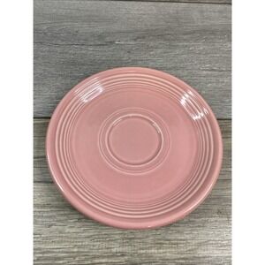 Rose Pink FiestaWare 6" Saucer Bread Plate